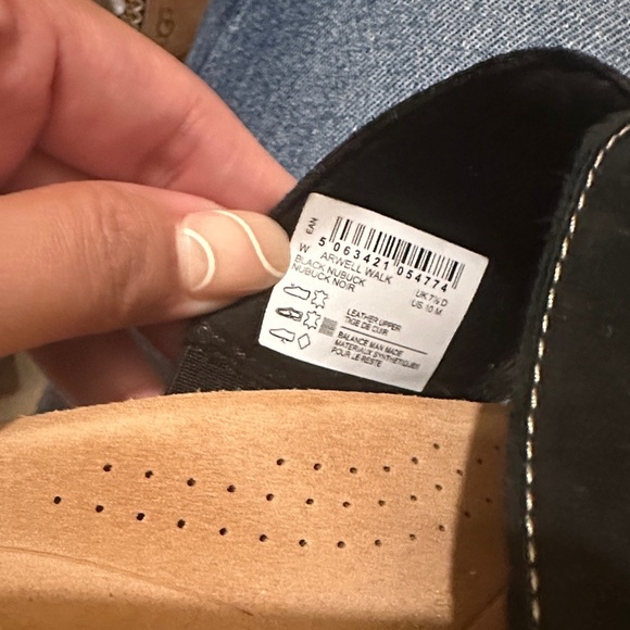 Clarks Women's Black and Brown Sandals - Picture 3 of 3